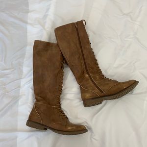 Brown Laced Boots